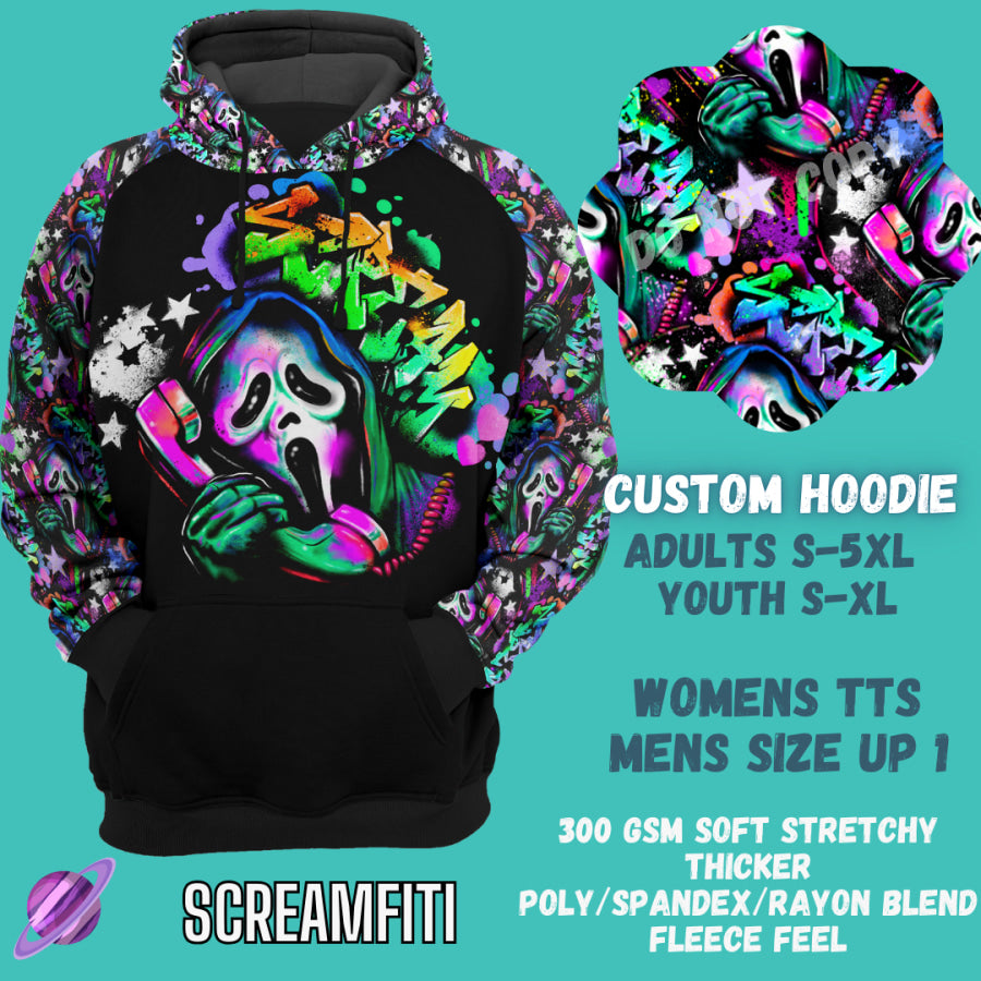 PREORDER Custom Hoodie Outfits - Screamfiti - Closes 12 Jan - ETA late Apr 2025 Leggings