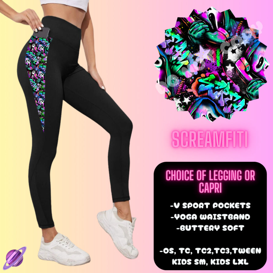 PREORDER Custom Hoodie Outfits - Screamfiti - Closes 12 Jan - ETA late Apr 2025 Leggings