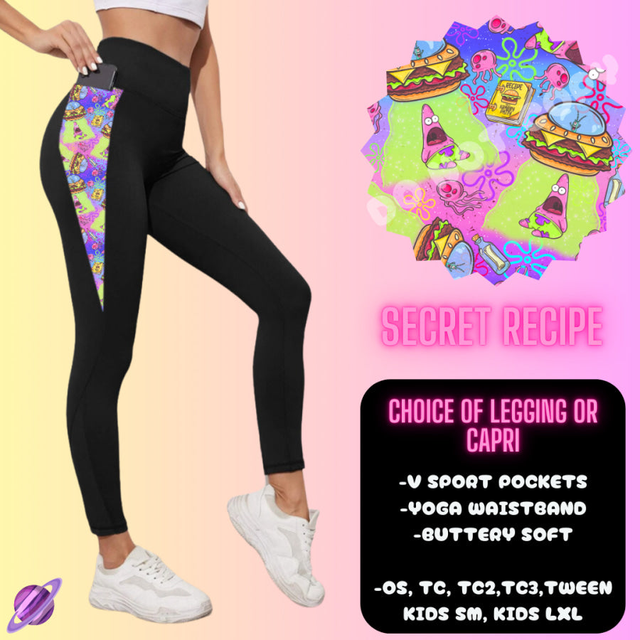 PREORDER Custom Hoodie Outfits - Secret Recipe - Closes 12 Jan - ETA late Apr 2025 Leggings