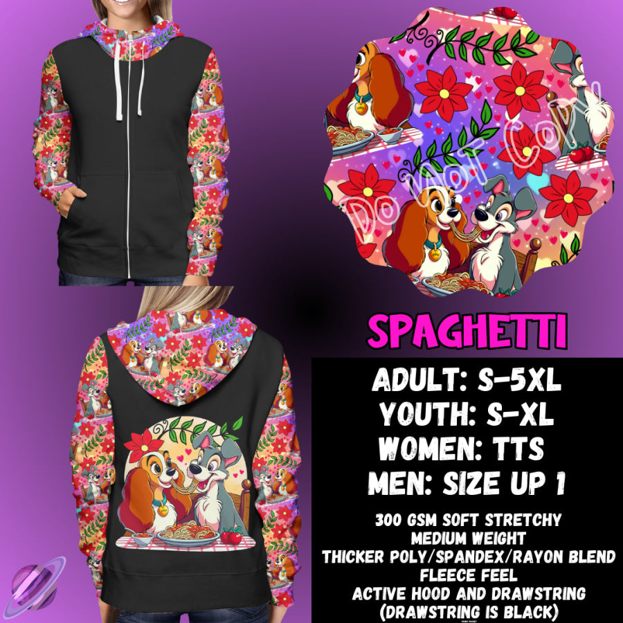 PREORDER Custom Hoodie Outfits - Spaghetti - Closes 28 Jan - ETA early May 2025 Leggings