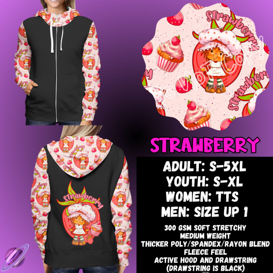 PREORDER Custom Hoodie Outfits - Strawberry - Closes 28 Jan - ETA early May 2025 Leggings