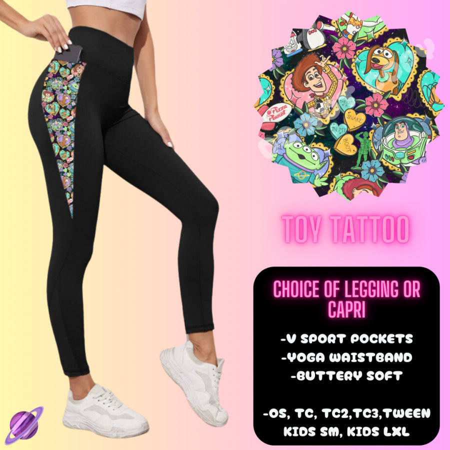 PREORDER Custom Hoodie Outfits - Toy Tattoo - Closes 12 Jan - ETA late Apr 2025 Leggings