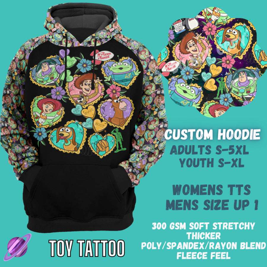 PREORDER Custom Hoodie Outfits - Toy Tattoo - Closes 12 Jan - ETA late Apr 2025 Leggings