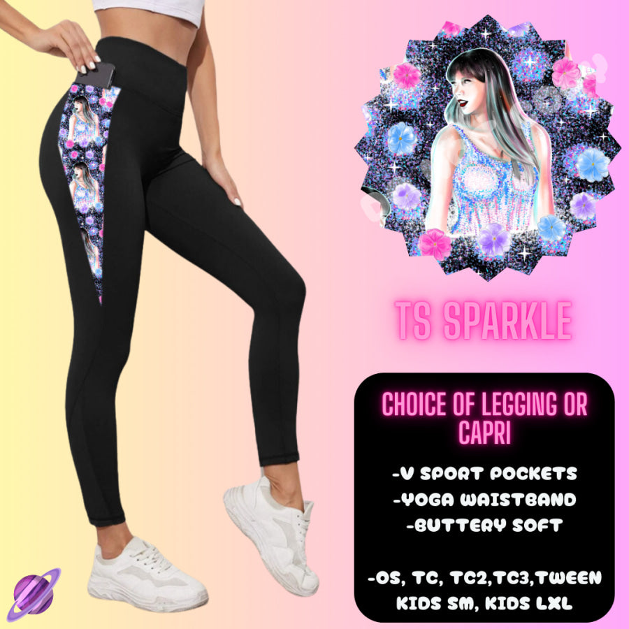 PREORDER Custom Hoodie Outfits - TS Sparkle - Closes 12 Jan - ETA late Apr 2025 Leggings