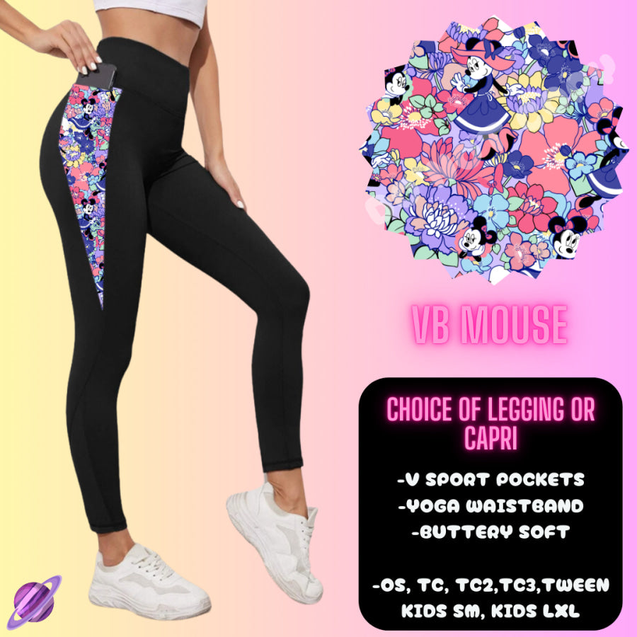 PREORDER Custom Hoodie Outfits - VB Mouse - Closes 12 Jan - ETA late Apr 2025 Leggings