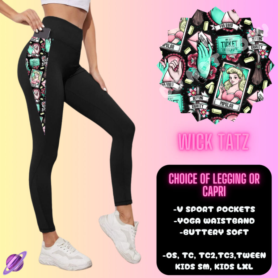 PREORDER Custom Hoodie Outfits - Wick Tatz - Closes 12 Jan - ETA late Apr 2025 Leggings