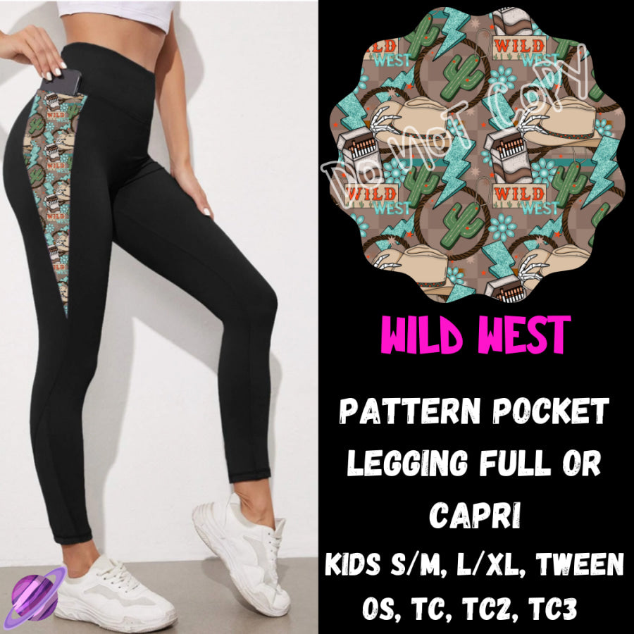 PREORDER Custom Hoodie Outfits - Wild West - Closes 28 Jan - ETA early May 2025 Leggings