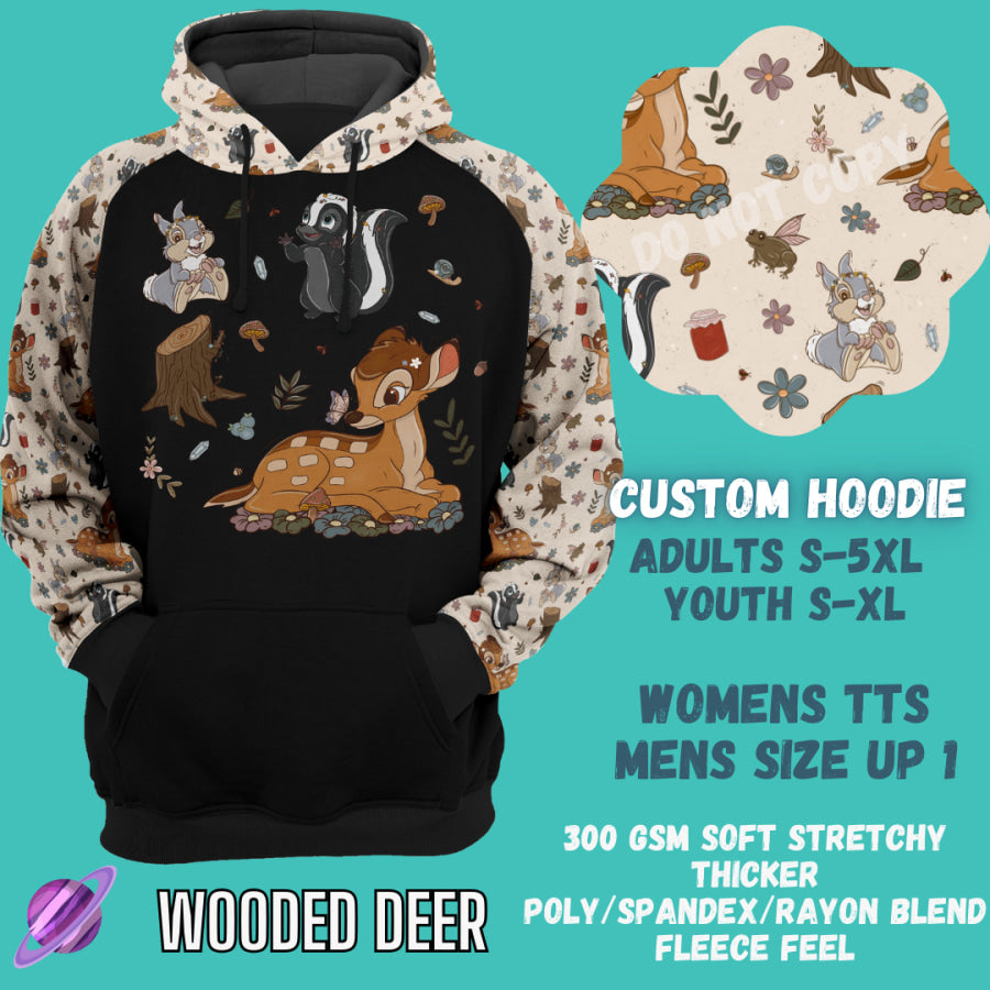 PREORDER Custom Hoodie Outfits - Wooded Deer - Closes 12 Jan - ETA late Apr 2025 Leggings