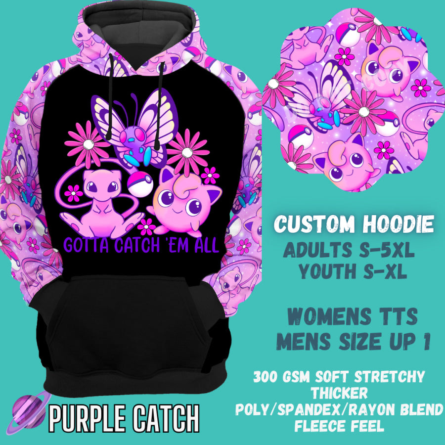 Preorder Custom Hoodie - Purple Catch - Closes 29 Sep - ETA late Dec 2024 Hoodies