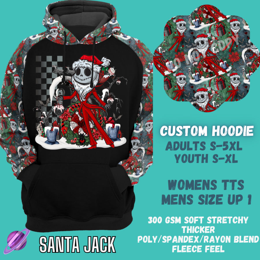 Preorder Custom Hoodie - Santa Jack - Closes 29 Sep - ETA late Dec 2024 Hoodies