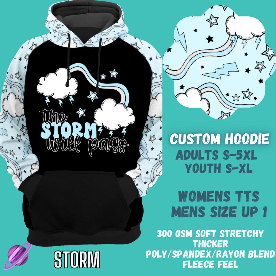 Preorder Custom Hoodie - Storm - Closes 29 Sep - ETA late Dec 2024 Hoodies