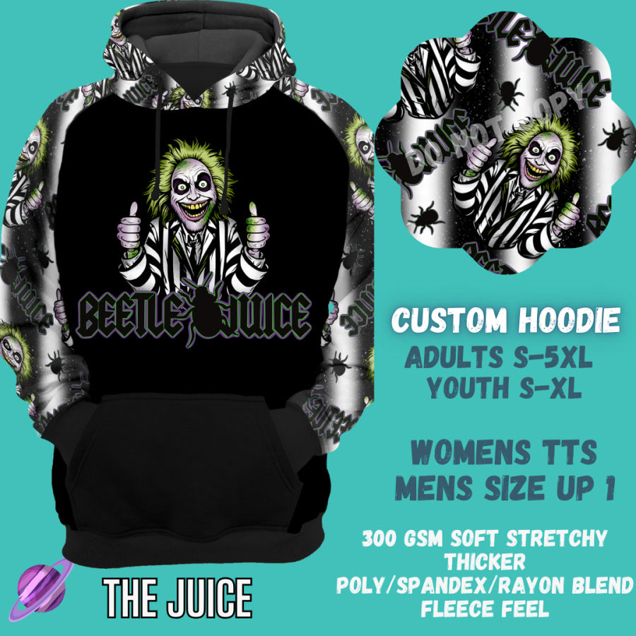 Preorder Custom Hoodie - The Juice - Closes 29 Sep - ETA late Dec 2024 Hoodies