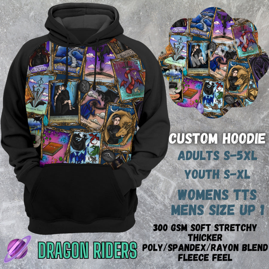 PREORDER Custom Hoodies - Dragon Riders - Closes 8 Mar - ETA early Jun 2025 Tops/Sweatshirts &amp; Hoodies