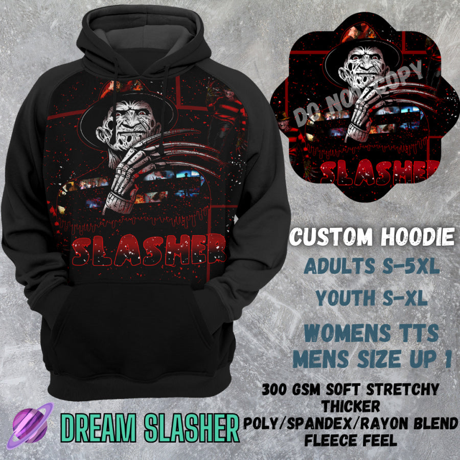 PREORDER Custom Hoodies - Dream Slasher - Closes 8 Mar - ETA early Jun 2025 Tops/Sweatshirts & Hoodies