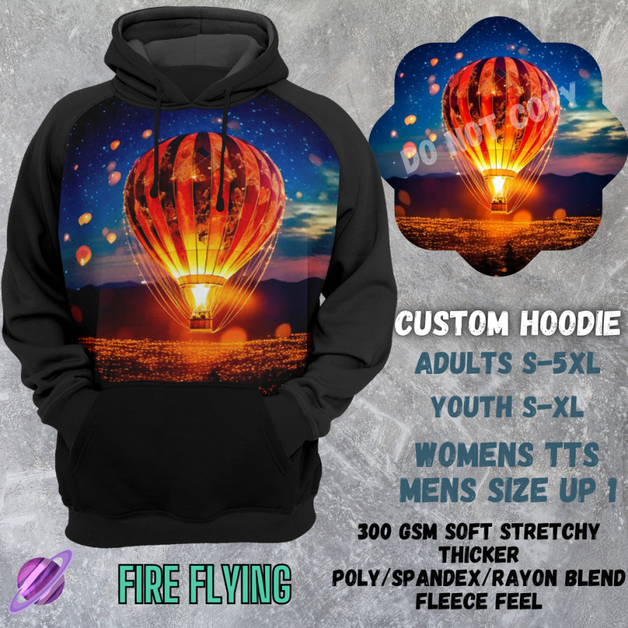 PREORDER Custom Hoodies - Fire Flying - Closes 8 Mar - ETA early Jun 2025 Tops/Sweatshirts &amp; Hoodies