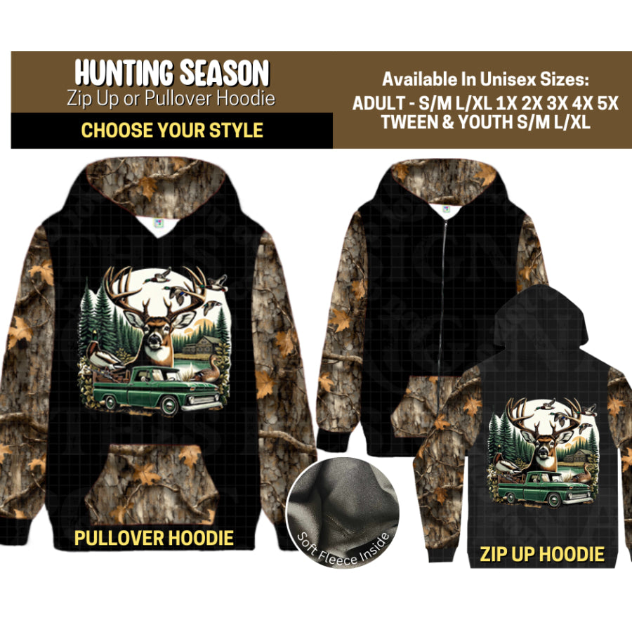Preorder Custom Hoodies Hunting Season Closes 12 Sep ETA mid Jan 2026 Hoodies