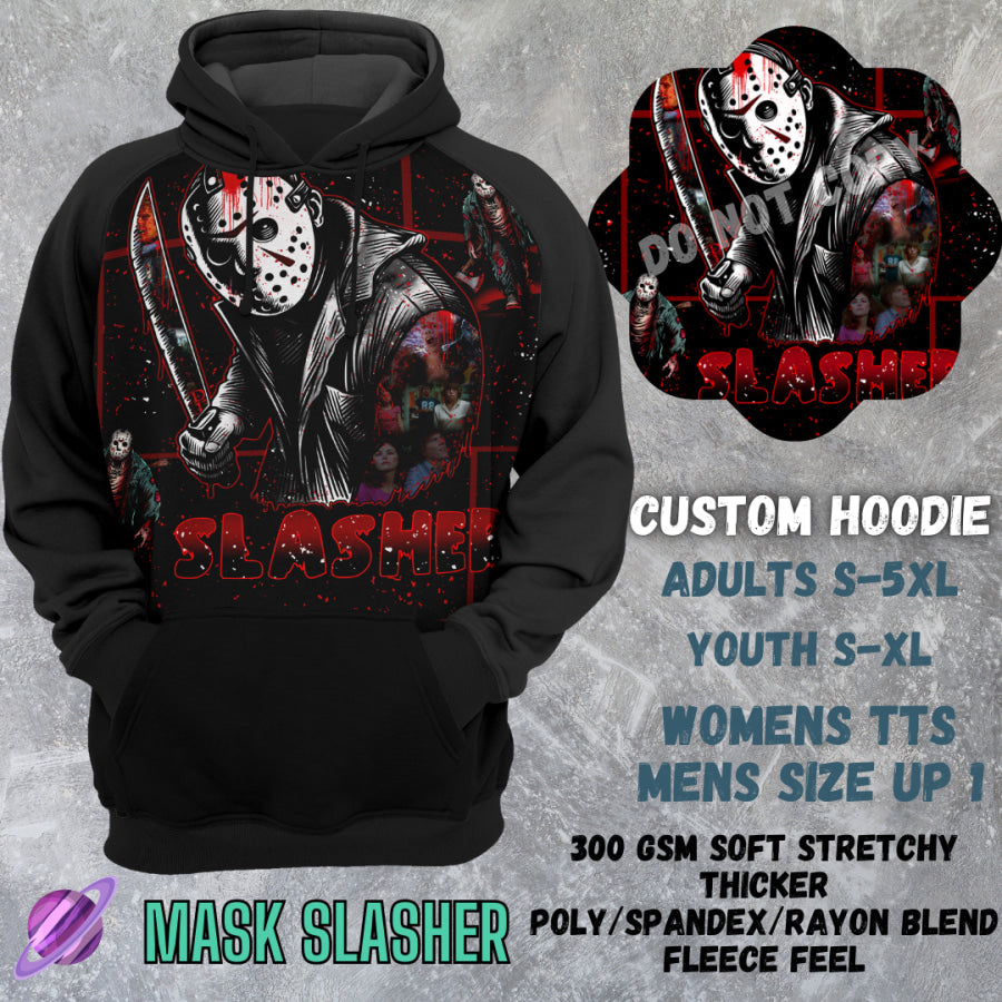 PREORDER Custom Hoodies - Mask Slasher - Closes 8 Mar - ETA early Jun 2025 Tops/Sweatshirts &amp; Hoodies