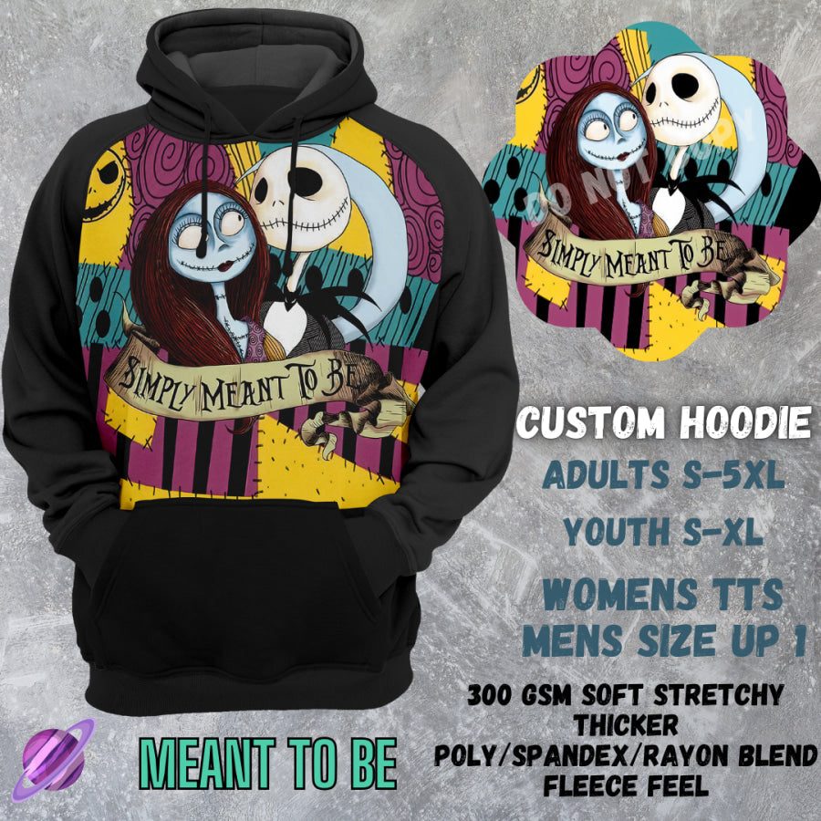 PREORDER Custom Hoodies - Meant To Be - Closes 8 Mar - ETA early Jun 2025 Tops/Sweatshirts &amp; Hoodies