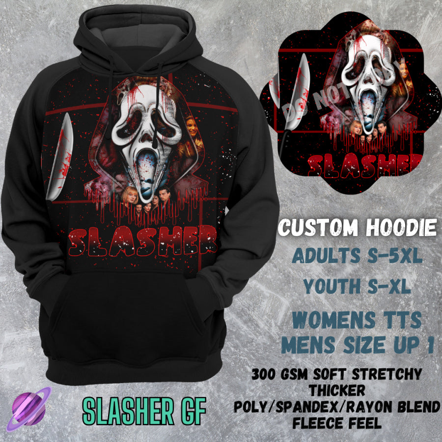 PREORDER Custom Hoodies - Slasher GF - Closes 8 Mar - ETA early Jun 2025 Tops/Sweatshirts &amp; Hoodies