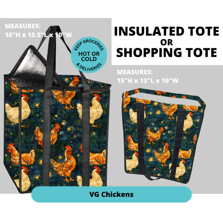 Preorder Custom Insulated or Non Insulated Shopping Totes - Closes 26 Feb - ETA early Jun 2025 Insulated Tote