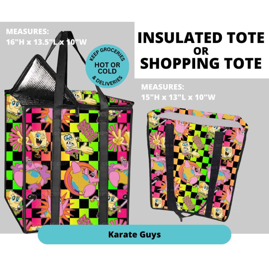 Preorder Custom Insulated or Non Insulated Shopping Totes - Closes 26 Feb - ETA early Jun 2025 Insulated Tote