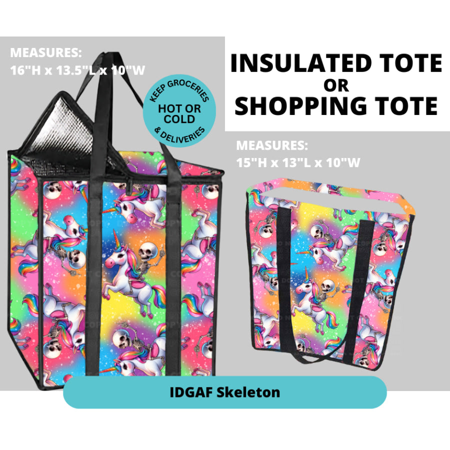 Preorder Custom Insulated or Non Insulated Shopping Totes - Closes 26 Feb - ETA early Jun 2025 Insulated Tote