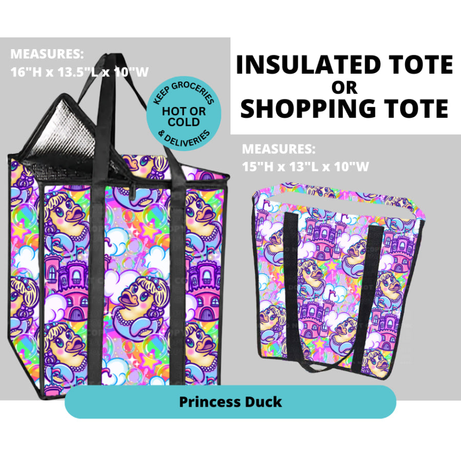 Preorder Custom Insulated or Non Insulated Shopping Totes - Closes 26 Feb - ETA early Jun 2025 Insulated Tote