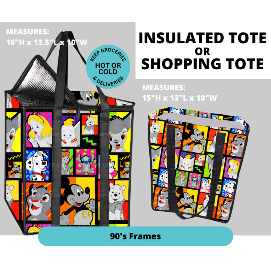 Preorder Custom Insulated or Non Insulated Shopping Totes - Closes 26 Feb - ETA early Jun 2025 Insulated Tote