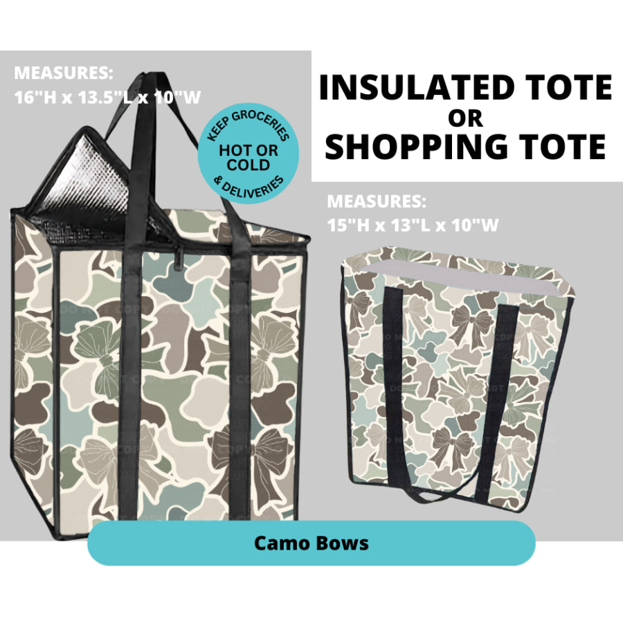 Preorder Custom Insulated or Non Insulated Shopping Totes - Closes 26 Feb - ETA early Jun 2025 Insulated Tote