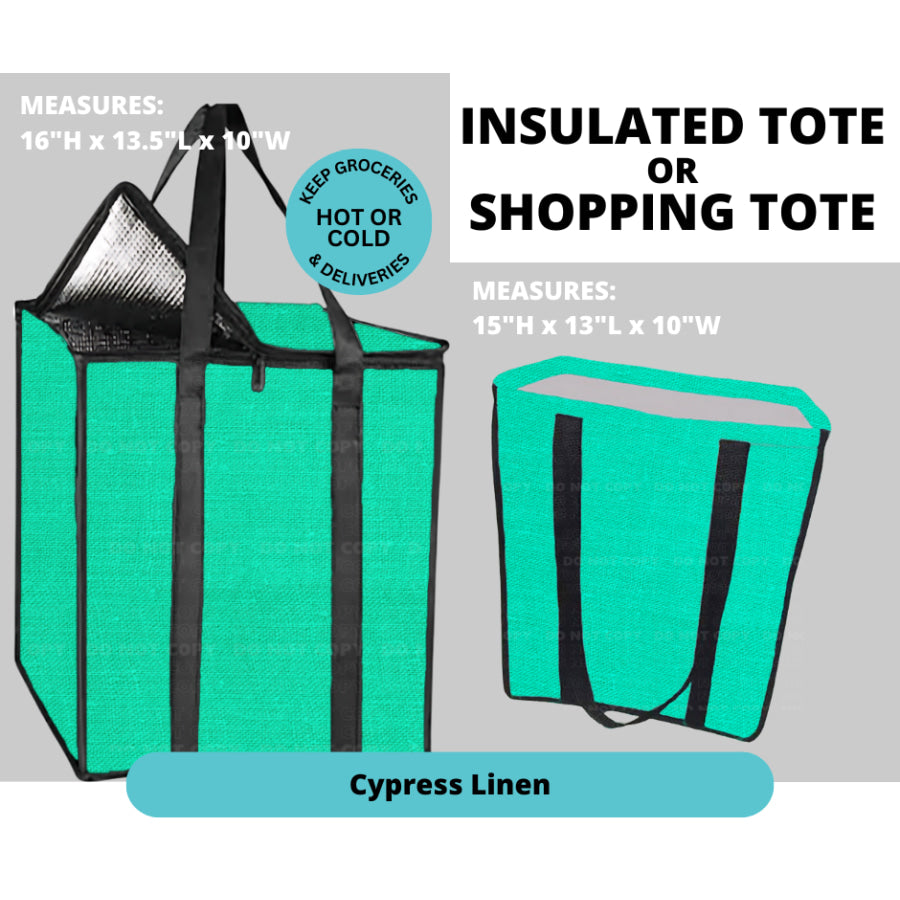 Preorder Custom Insulated or Non Insulated Shopping Totes - Closes 26 Feb - ETA early Jun 2025 Insulated Tote