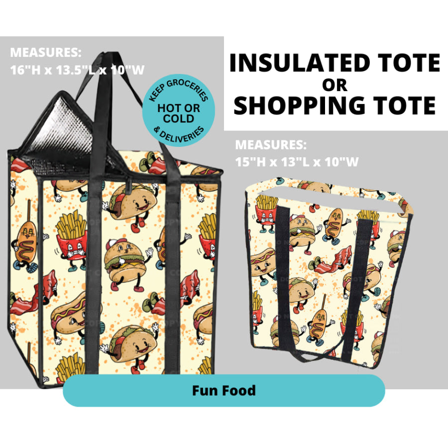 Preorder Custom Insulated or Non Insulated Shopping Totes - Closes 26 Feb - ETA early Jun 2025 Insulated Tote