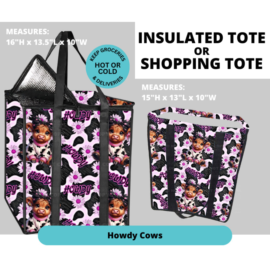 Preorder Custom Insulated or Non Insulated Shopping Totes - Closes 26 Feb - ETA early Jun 2025 Insulated Tote