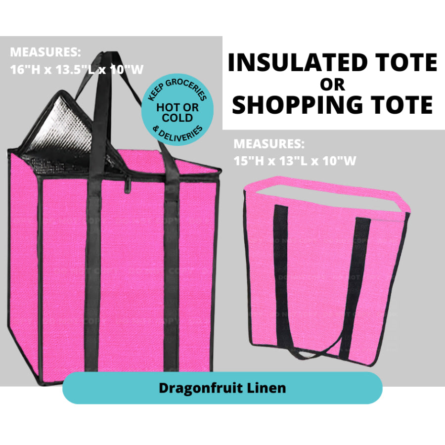 Preorder Custom Insulated or Non Insulated Shopping Totes - Closes 26 Feb - ETA early Jun 2025 Insulated Tote