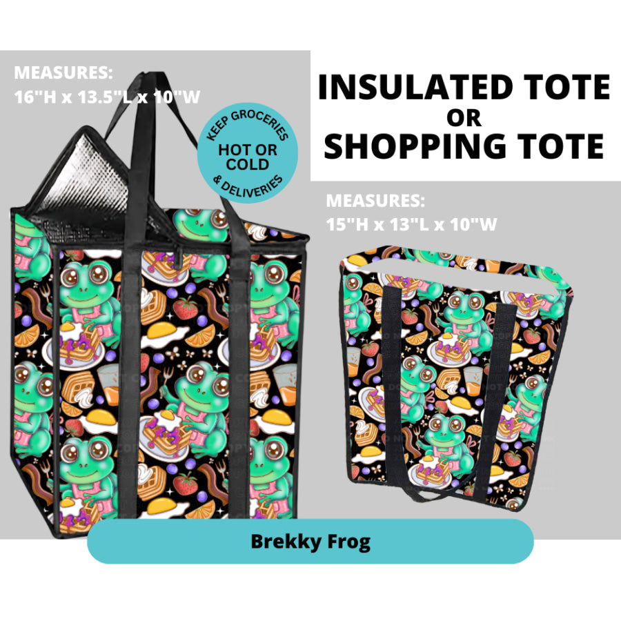 Preorder Custom Insulated or Non Insulated Shopping Totes - Closes 26 Feb - ETA early Jun 2025 Insulated Tote