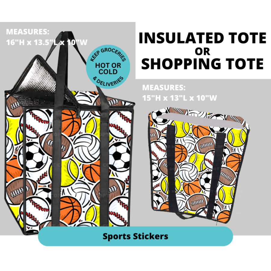 Preorder Custom Insulated or Non Insulated Shopping Totes - Closes 26 Feb - ETA early Jun 2025 Insulated Tote