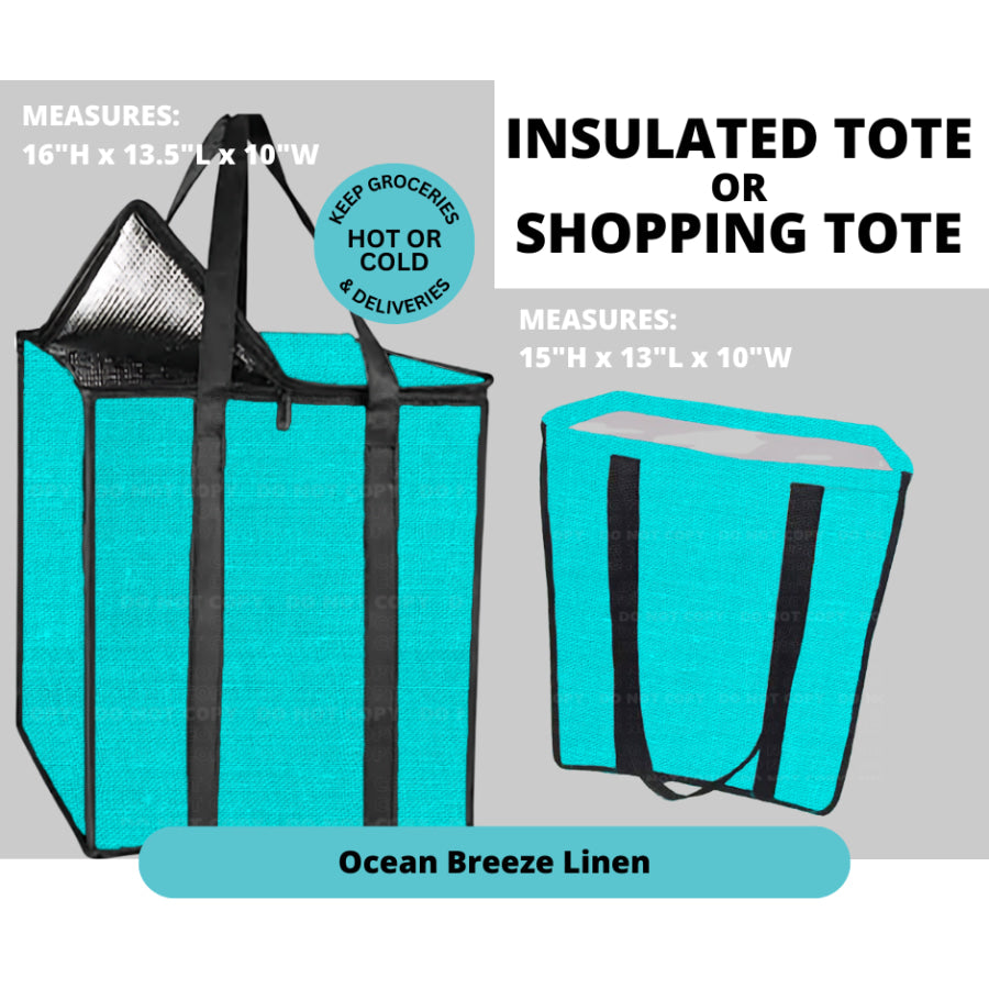 Preorder Custom Insulated or Non Insulated Shopping Totes - Closes 26 Feb - ETA early Jun 2025 Insulated Tote