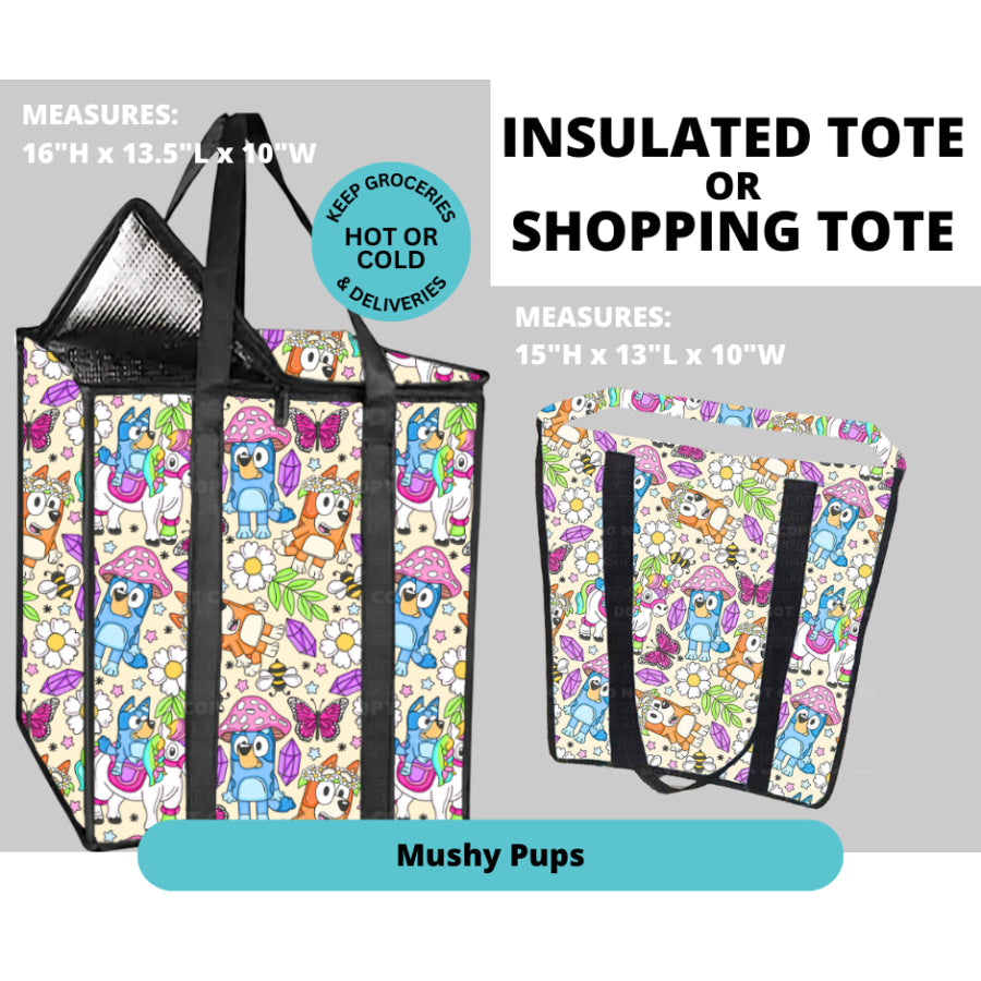 Preorder Custom Insulated or Non Insulated Shopping Totes - Closes 26 Feb - ETA early Jun 2025 Insulated Tote