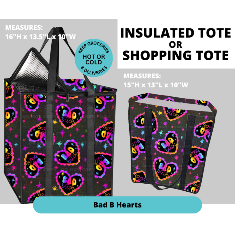 Preorder Custom Insulated or Non Insulated Shopping Totes - Closes 26 Feb - ETA early Jun 2025 Insulated Tote