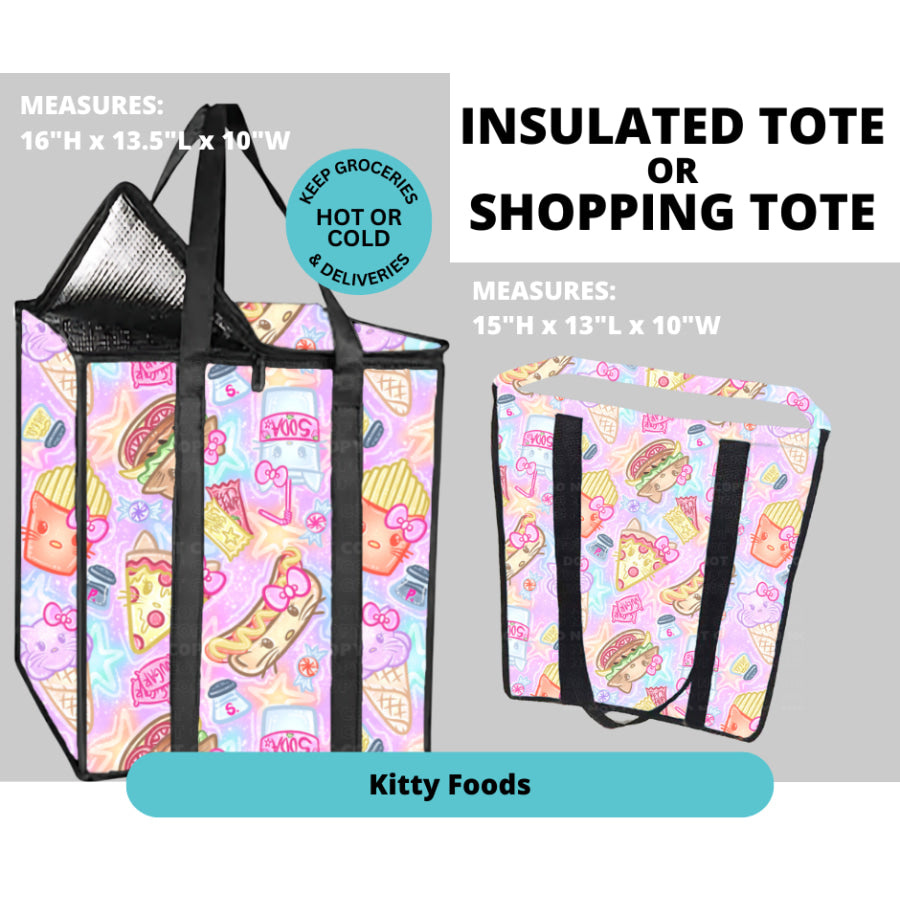 Preorder Custom Insulated or Non Insulated Shopping Totes - Closes 26 Feb - ETA early Jun 2025 Insulated Tote