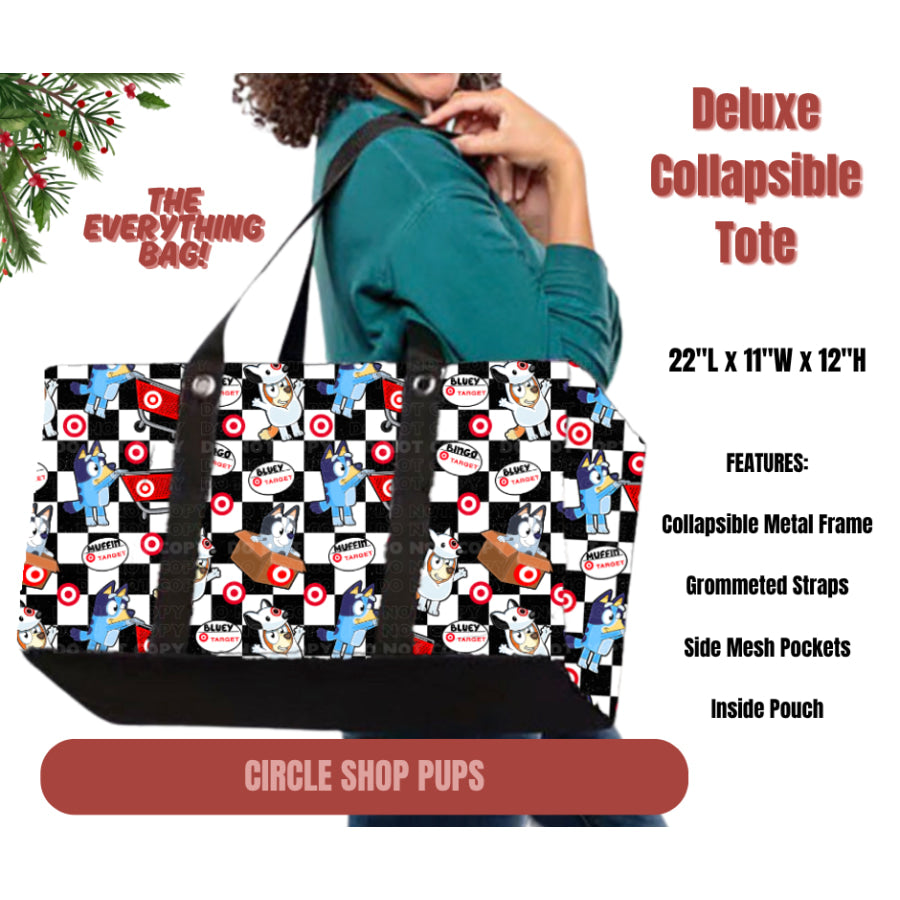 Preorder Custom Large Collapsible Tote Bags Closes 1 Sep ETA early Jan 2026 Lunch Boxes &amp; Totes