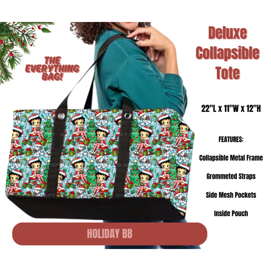 Preorder Custom Large Collapsible Tote Bags Closes 1 Sep ETA early Jan 2026 Lunch Boxes &amp; Totes