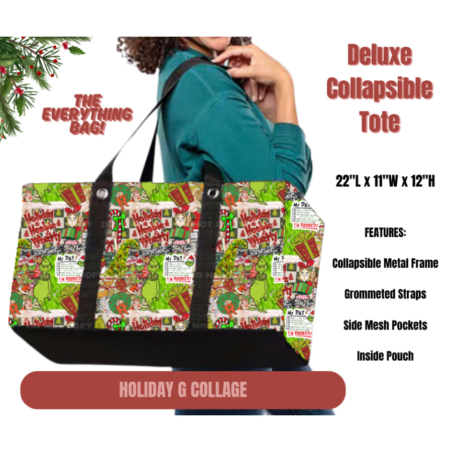 Preorder Custom Large Collapsible Tote Bags Closes 1 Sep ETA early Jan 2026 Lunch Boxes &amp; Totes