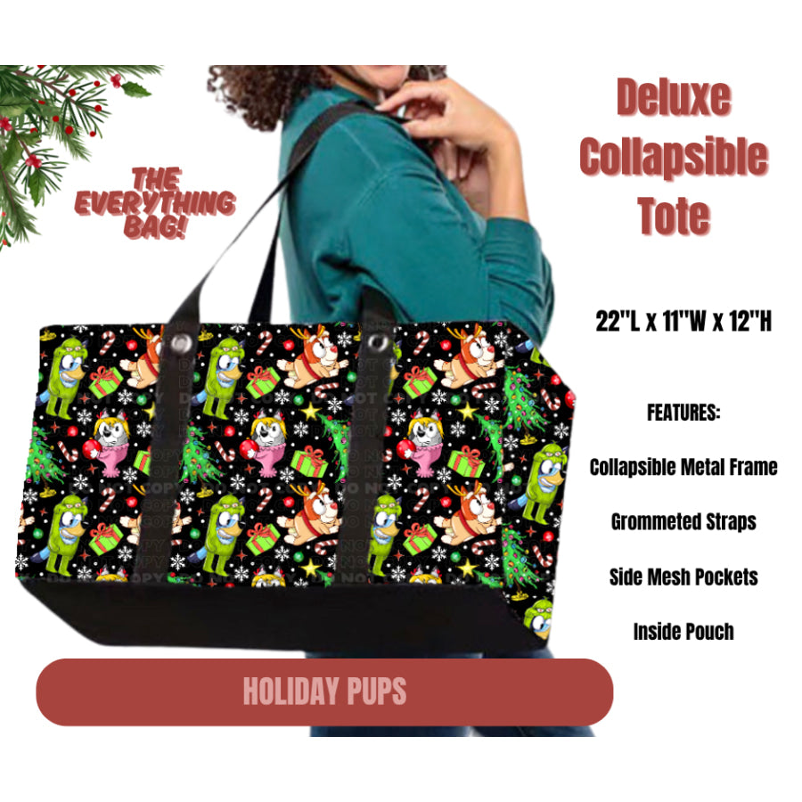 Preorder Custom Large Collapsible Tote Bags Closes 1 Sep ETA early Jan 2026 Lunch Boxes &amp; Totes