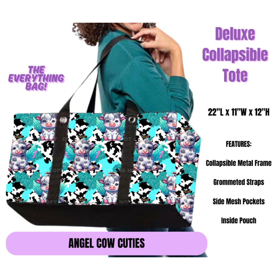 Preorder Custom Large Collapsible Tote Bags - Closes 19 May - ETA late Sep 2025 Lunch Boxes &amp; Totes