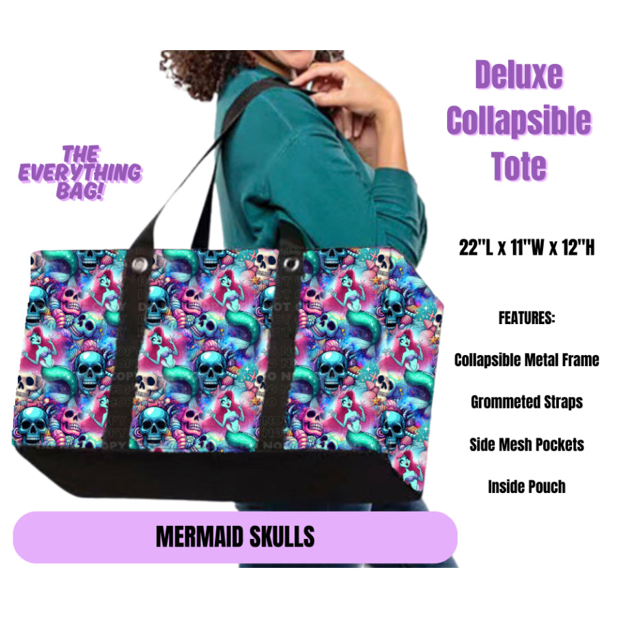 Preorder Custom Large Collapsible Tote Bags - Closes 19 May - ETA late Sep 2025 Lunch Boxes &amp; Totes
