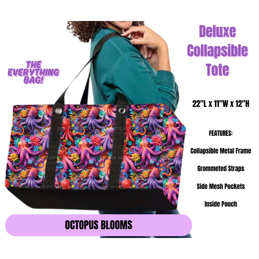 Preorder Custom Large Collapsible Tote Bags - Closes 19 May - ETA late Sep 2025 Lunch Boxes &amp; Totes