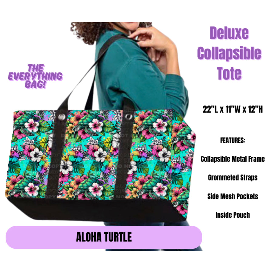 Preorder Custom Large Collapsible Tote Bags - Closes 19 May - ETA late Sep 2025 Lunch Boxes &amp; Totes