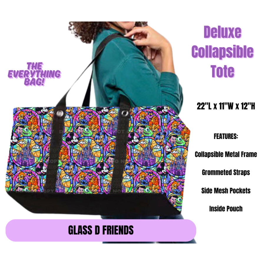Preorder Custom Large Collapsible Tote Bags - Closes 19 May - ETA late Sep 2025 Lunch Boxes &amp; Totes
