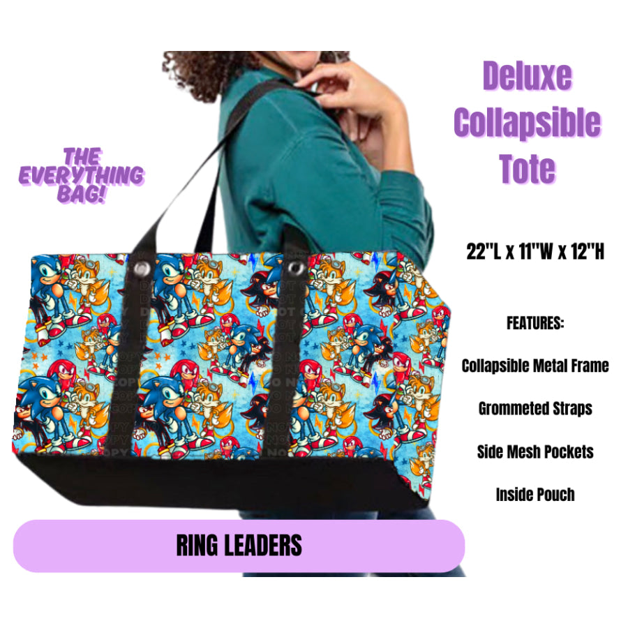 Preorder Custom Large Collapsible Tote Bags - Closes 19 May - ETA late Sep 2025 Lunch Boxes &amp; Totes