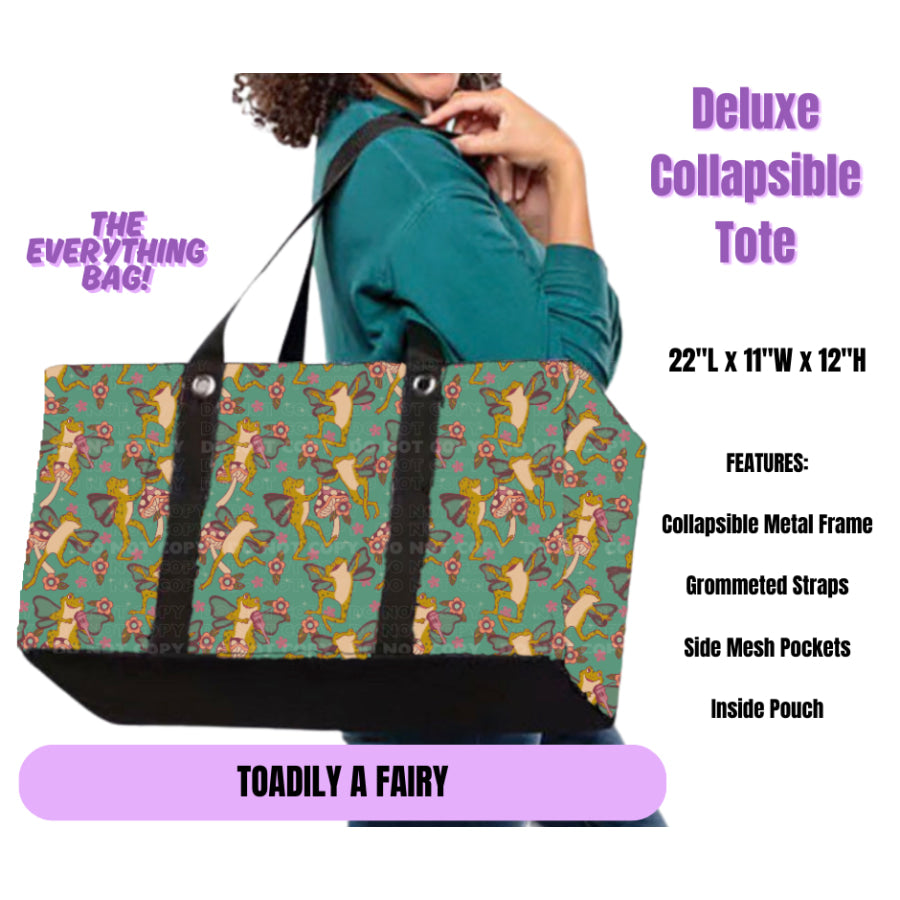 Preorder Custom Large Collapsible Tote Bags - Closes 19 May - ETA late Sep 2025 Lunch Boxes &amp; Totes